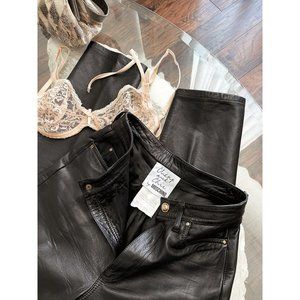 CGV SHOP- Vintage 90s Moschino Leather Pants